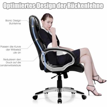 Office chair, swivel, 74 × 122.5 × 67 cm