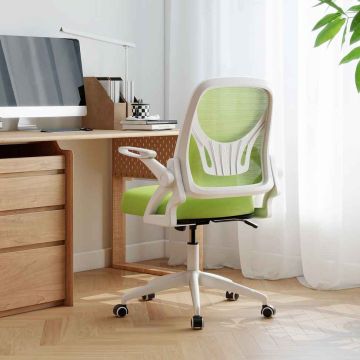 Office chair, with lumbar support, Green, 63 × 92–100 × 63 cm