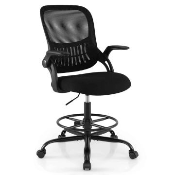 Office chair, With adjustable footrest, 70 × 108–126 × 62 cm