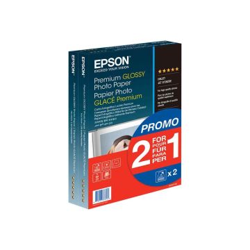 Läikiv fotopaber Epson Premium Glossy Photo Paper, 80 lehte, 100 × 150 mm