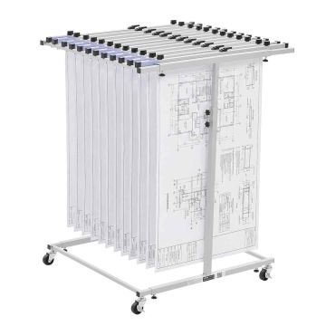 Joonistehoidik VEVOR WK150399, Mobiilne reguleeritav, 78 × 68 × 13 cm