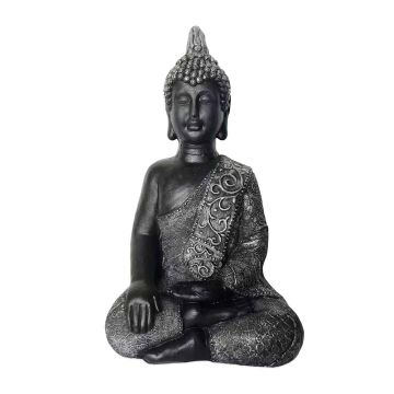 Istuv Buddha kuju Relaxdays, 45 × 29 × 18 cm