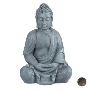 Buddha kujuke Relaxdays, suur, 45 × 70 × 35 cm