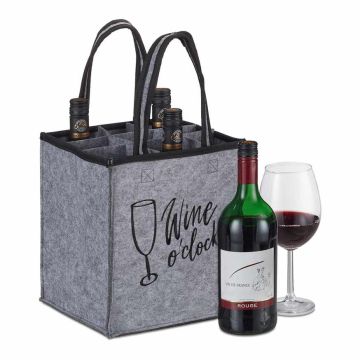 Pudelikott Relaxdays 10046928.0, kuni 9 pudelit, 24 × 45 × 24 cm