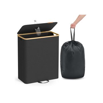 SONGMICS RRB513B01 bottle collection container, 52.5 × 70.5 × 38.5 cm