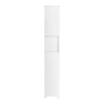 Vannitoa kapp 30x30x170 cm, valge värvusega