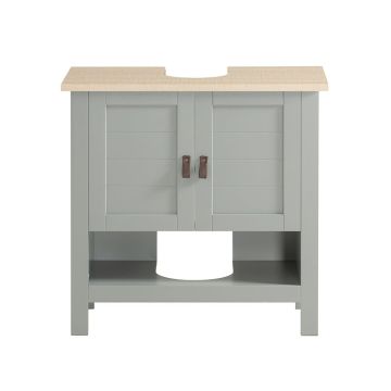 Valamu alune kapp 60x30x60cm., halli/heledat pruuni värvi