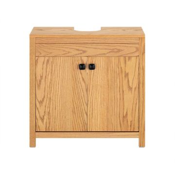 Valamu alune kapp 60x35x60cm., helepruun/must värv