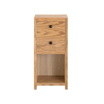 Põrandale asetatav vannitoakapp 40x35x90cm., helepruuni/musta värvi