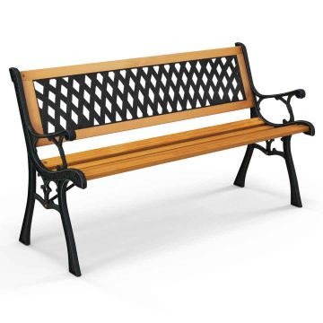 Aiatool 126x52x74cm, musta/heledalt pruuni värvi