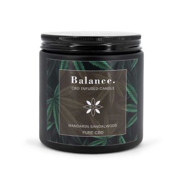 CBD-lõhnaküünal Candle Brothers 50010019_8846, 350 g, 2 tahti, Pruun, 9 × 9,5 × 9 cm