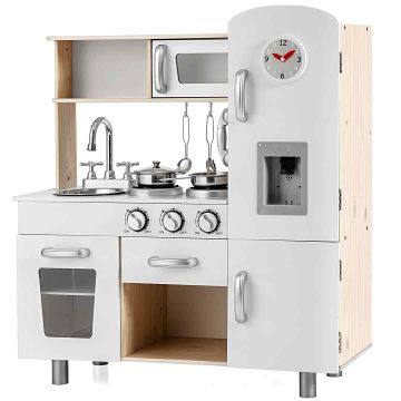 Детская кухня 72,5x29x81,5 см, белый/светло-коричневый цвет