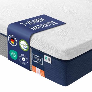 Madrats VASAGLE RMZ132QZ01, 7 tsooni, H3, Sinine, 90 × 200 cm