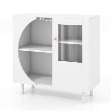 Buffet 80x30x80cm, valge värv