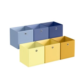 Hoiukastide komplekt SONGMICS, 6 tk, 33 × 33 × 33 cm