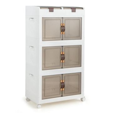 Storage boxes, 3 pcs., 160 l, 54 × 102 × 34 cm