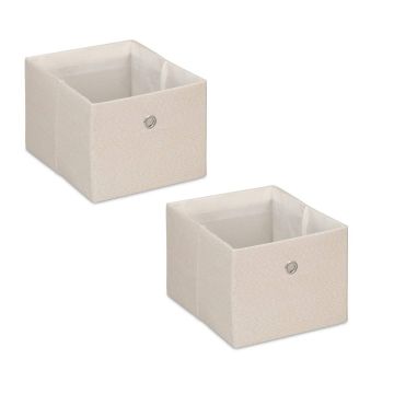Hoiukastid Relaxdays, 2 tk, 20,5 × 16 × 25 cm