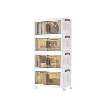 Hoiukastid SONGMICS, 4 tasandit, 100 l, Valge, 45 × 91 × 26 cm