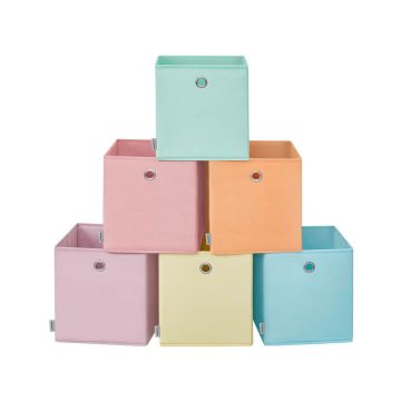 SONGMICS RFB226X01 storage boxes, 6 pcs, 26 × 26 × 28 cm