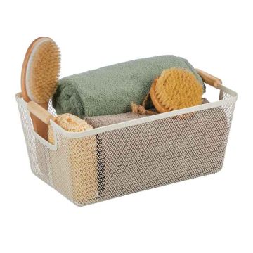 Hoiukorv Relaxdays, 2 käepidet, 37 × 16,5 × 22,5 cm