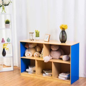 Storage cabinet, 5 compartments, 119.38 × 76.2 × 40.64 cm