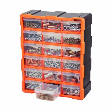 Detailide hoiukapp VEVOR MJ10506, 18 sahtlit, 17,5 × 49 × 39 cm