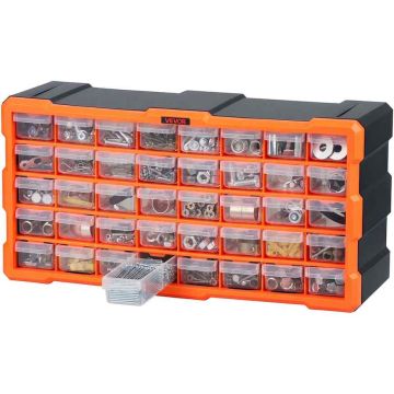 Detailide hoiukapp VEVOR MJ1512S, 40 sahtlit, 17,5 × 28 × 50,5 cm
