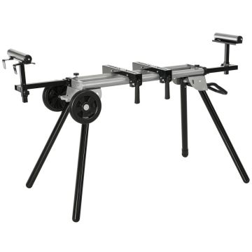 Рабочий стол для крестообразных режущих станков Durhand 245x73x96см, черно-серебристый