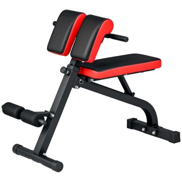 Многофункциональная тренировочная скамья Sportnow 103x65x98 см, черно-красная.
