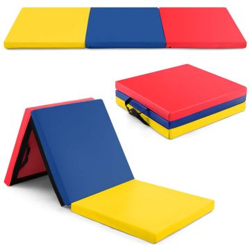 Коврик для гимнастики 180x60x5см, в ассортименте цветов
