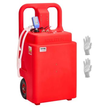 Kütuse ümberpumpamispaak VEVOR YHM-120B, 121 l, 12 V, 2,5 GPM, Punane, 54 × 107 × 46,5 cm