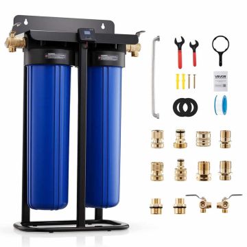 Deioniseeritud vee süsteem VEVOR, 2 × 4 l vaiku, 380 × 735 × 215 mm