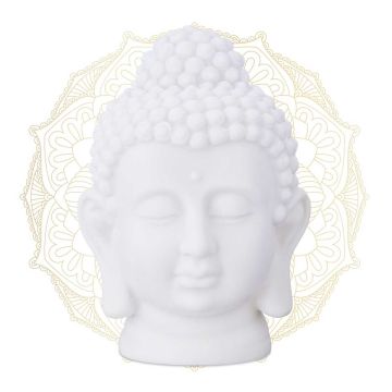 Dekoratiivne Buddha kujuke Relaxdays 10044125.0, 10 × 17 × 12 cm