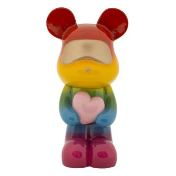 Dekoratiivkuju Rainbow kaisukaru, seisev, 22,5 × 42,5 × 17,5 cm