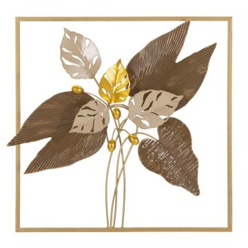 Dekoratiivne seinapaneel Browy, 50,2 × 50,2 × 5,1 cm
