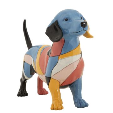 Dekoratiivne taksikoera skulptuur Mauro Ferretti, 32,5 × 20,5 × 9,7 cm