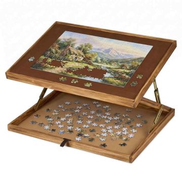 Подставка для пазлов Relaxdays 10049436.0, 1000–1500 деталей, 93 × 38 × 74,5 см