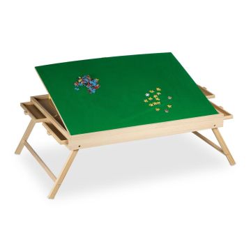 Подставка для пазлов Relaxdays 10049437.0, 4 ящика, до 1500 деталей, 110,5 × 34,5 × 66,5 см