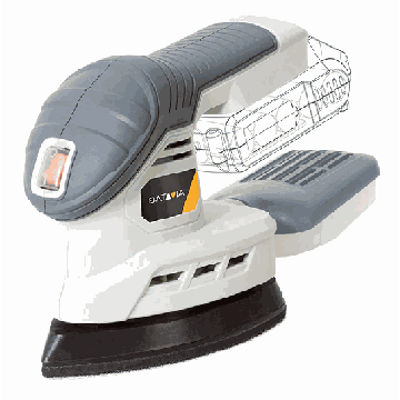 Detail-lihvija Batavia 18V Cordless Detail Sander, 140 × 140 × 80 mm