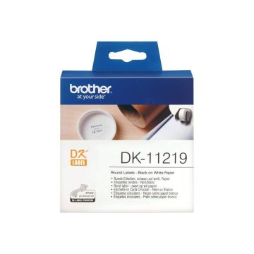 Paberetiketid Brother DK-11219, Ümmargused