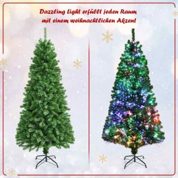 Artificial Christmas tree 150 cm with fiber optic TV