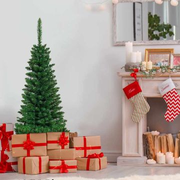 Artificial Christmas tree, 150 colorful LED lights, 4.83 × 4.83 × 11.43 cm