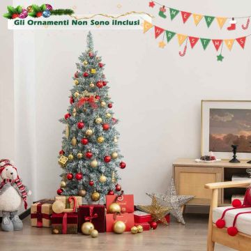 Artificial Christmas tree, 190 LED bulbs, 150 × 50 cm