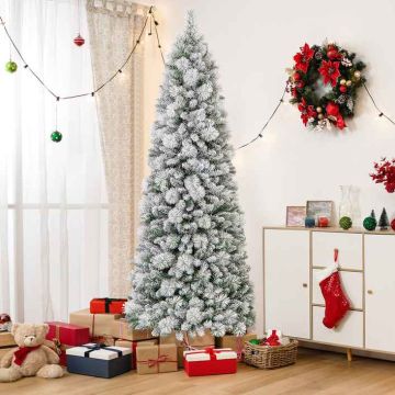 Artificial Christmas tree, 200 LED lights, 210 × 88 cm
