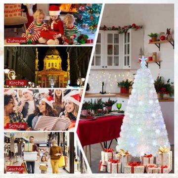 Artificial Christmas tree, 24 LED lights, 70 × 150 cm