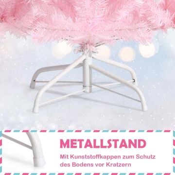 Artificial Christmas tree, 290 branches, Pink