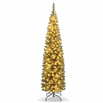 Artificial Christmas tree, 390 branch tips, 180 LED lights