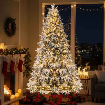 Artificial Christmas tree, 600 LED lights, 270 × 170 cm