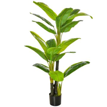Искусственное растение Homcom 17x17x150м, зелёный/чёрный цвет