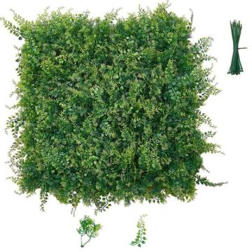 Kunsttaimepaneelid VEVOR JN-SJC-12, 12 tk, Rohelised, 50,8 × 50,8 cm